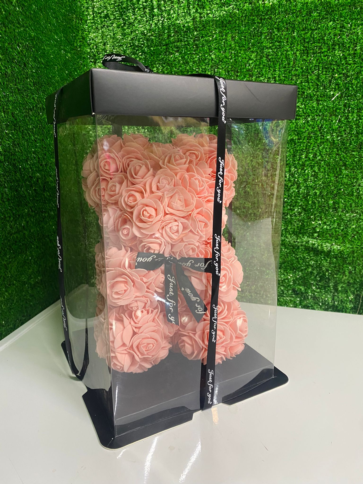 Pembe Gül Ayıcık Kutulu Özel Tasarım